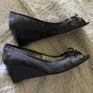 Black Coach Heels
